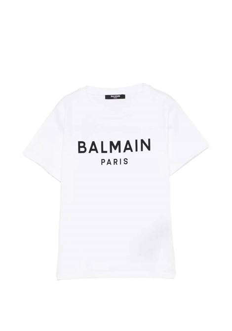 T-shirt con logo BALMAIN KIDS | BY8R11 Z3672100NE